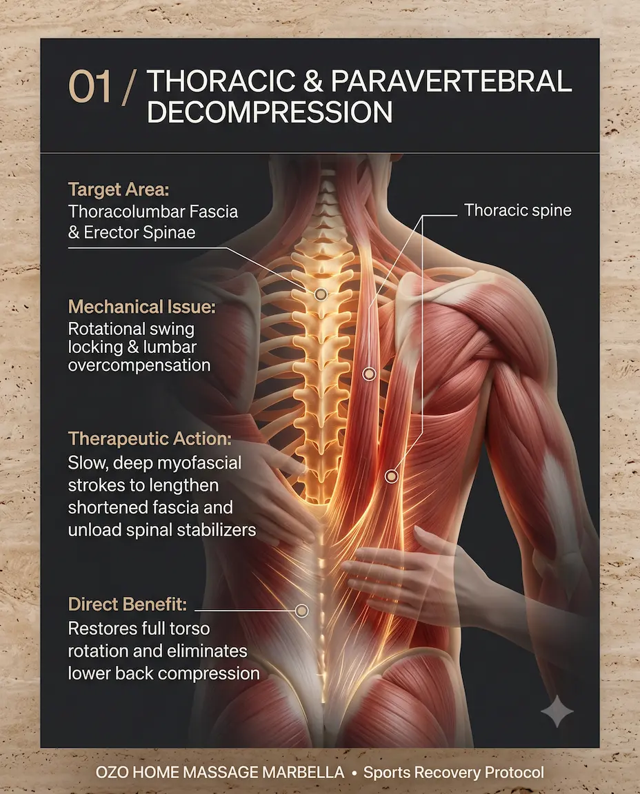 Golf massage marbella thoracic decompression therapy
