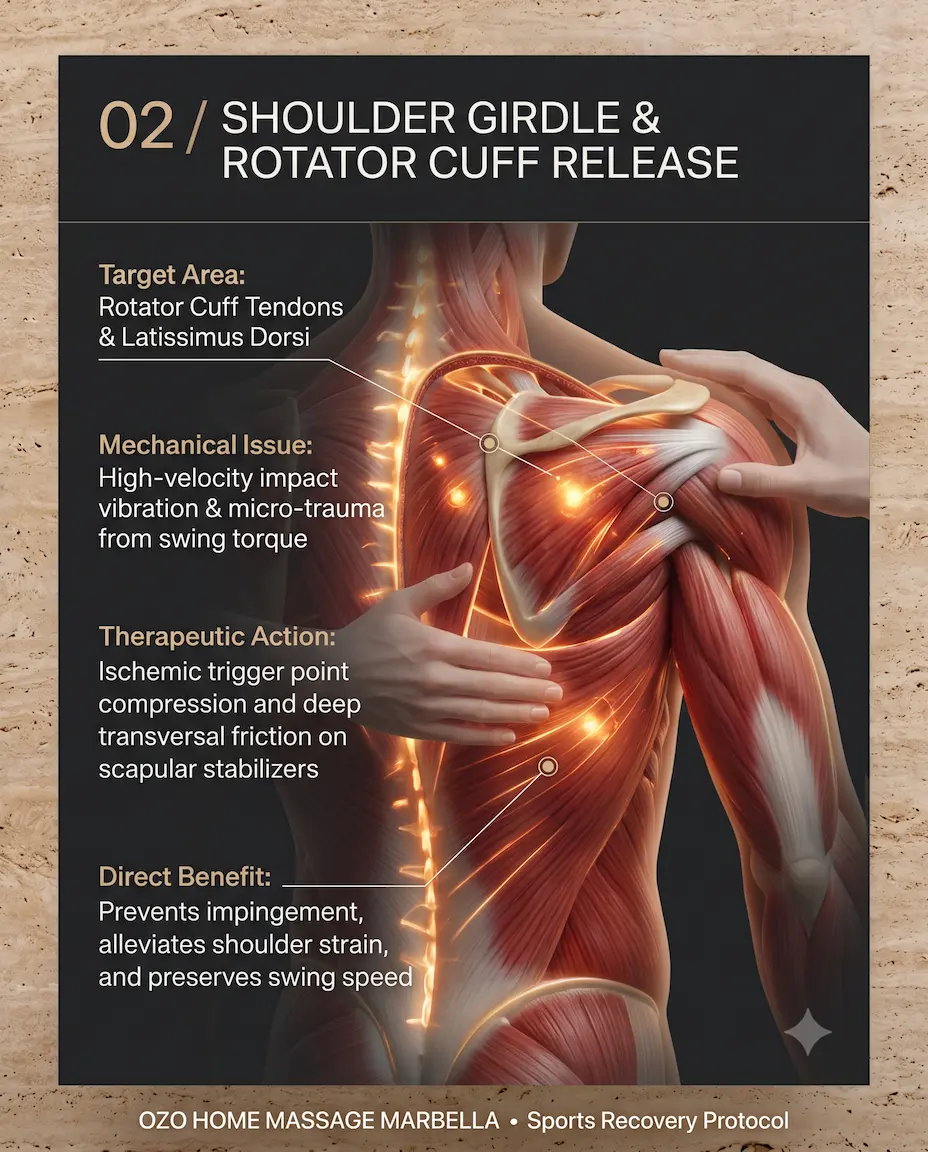 Shoulder girdle and rotator cuff release therapy