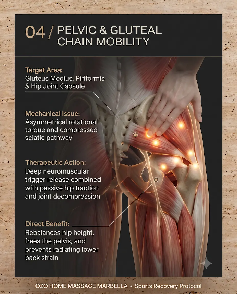 Pelvic and gluteal mobility release