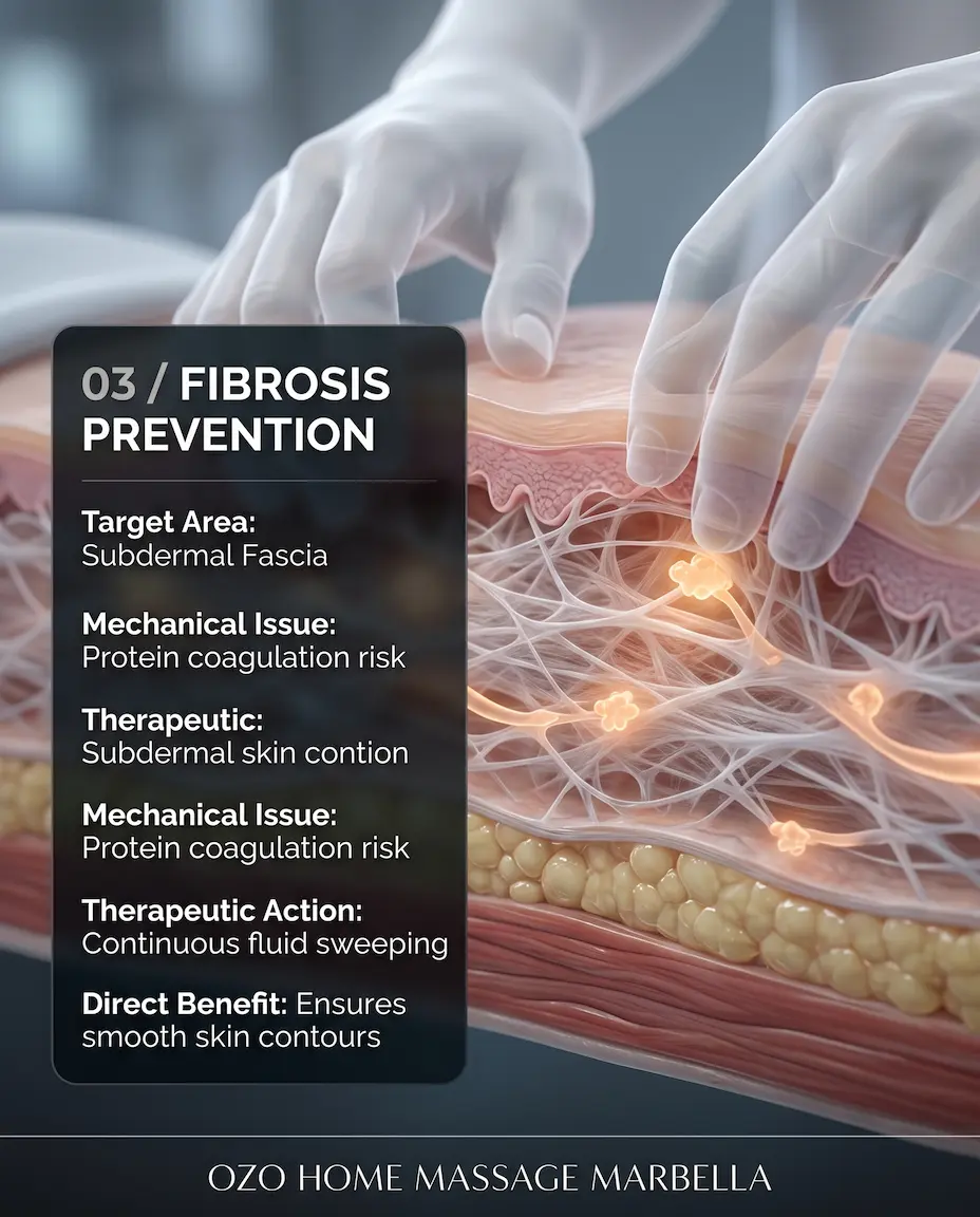 Fibrosis prevention post-operative massage