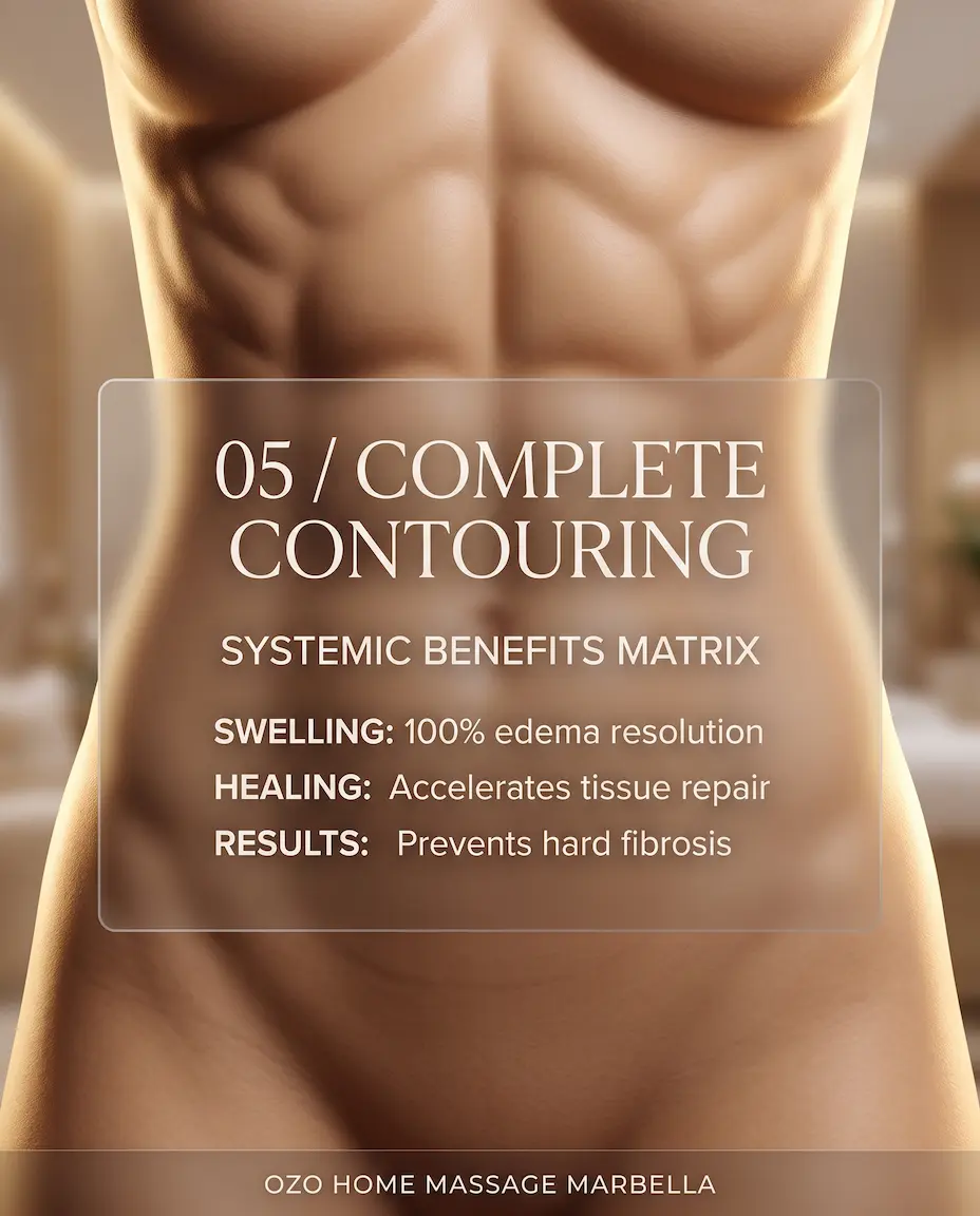 Complete cosmetic contouring results post surgery