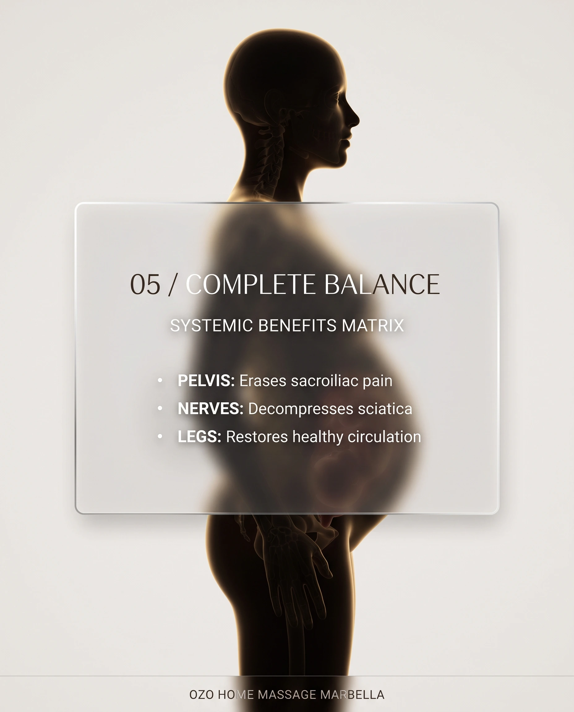Complete maternity wellness and relaxed alignment