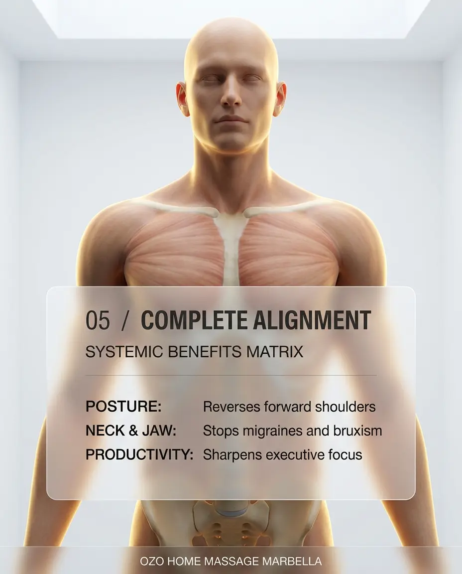Complete upper body postural restoration for executives