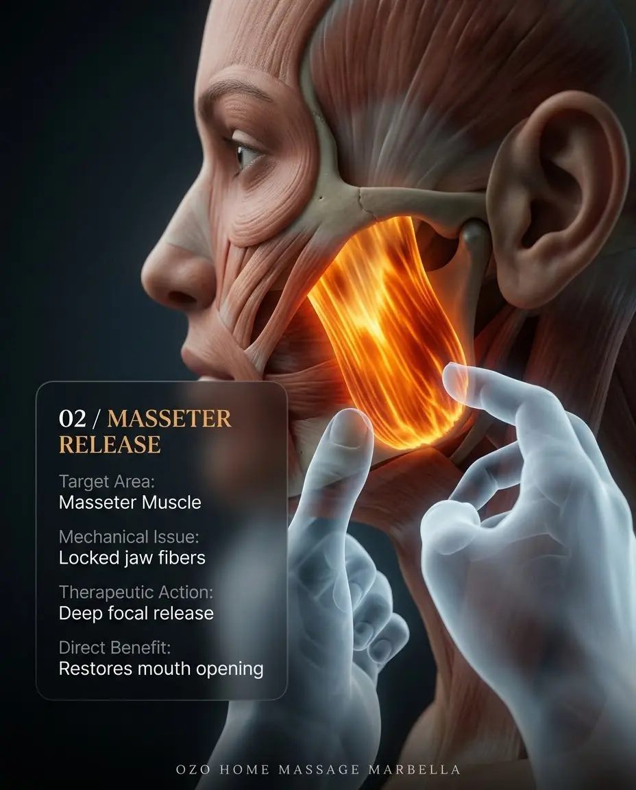 Clinical jaw and masseter muscle release for bruxism